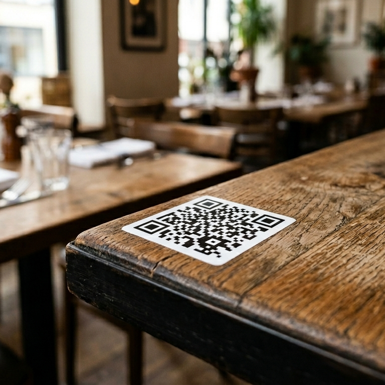 Table card placement